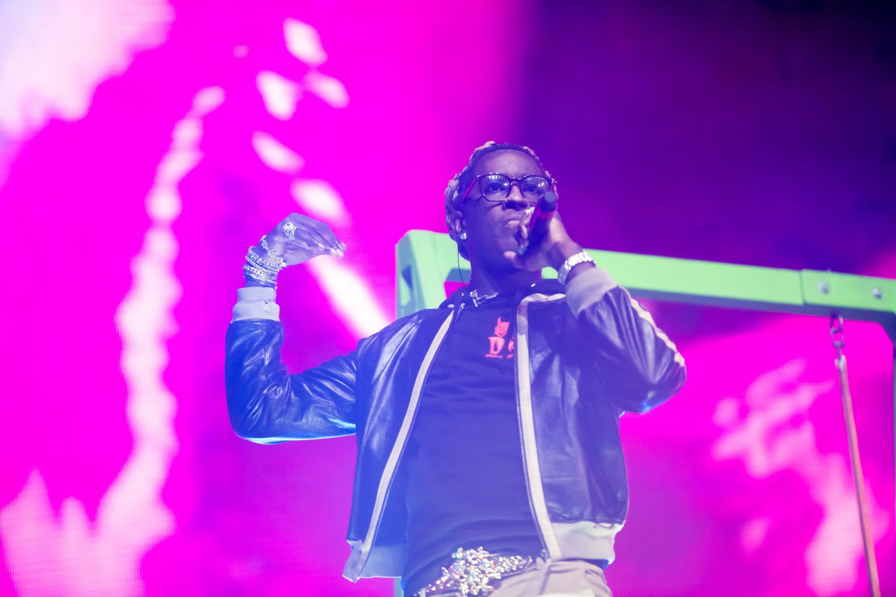 Young Thug and Machine Gun Kelly at Family Arena